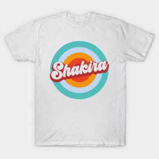 Color Circle With Name Shakira T-Shirt